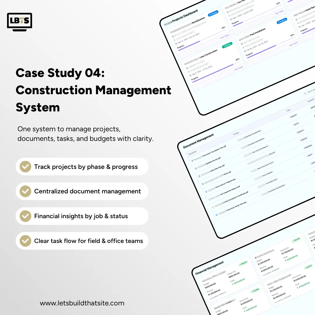 Construction Management System