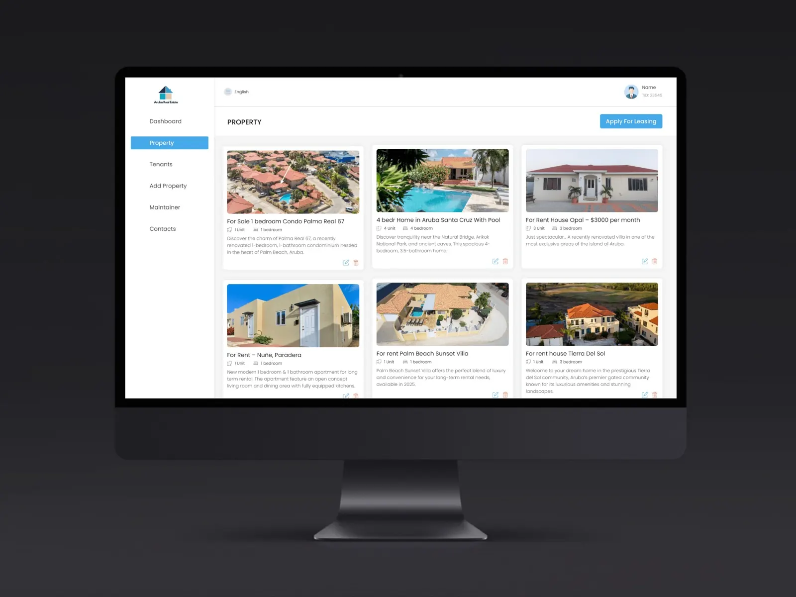 Aruba Real Estate CRM